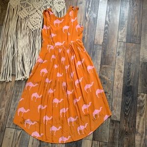 Anthropologie Fun Camel Dress By Charlotte Sz. 2